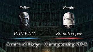 PAVVAC vs SoulsKeeper - Armies of Exigo Championship 2024