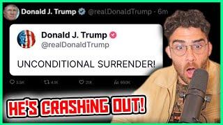Trump Is Repeatedly Having 'Emotional Outbursts' Over Iran | Hasanabi Reacts