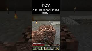 Lore of a multi chunk miner part 128 #minecraft #lore