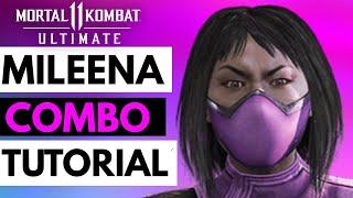 MK11 Mileena Combo Tutorial 31% Damage 1Bar Of Meter and MORE!