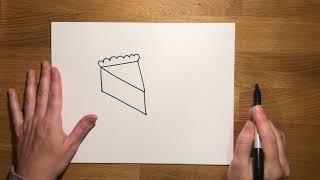 Draw A Slice of Pie or Cake