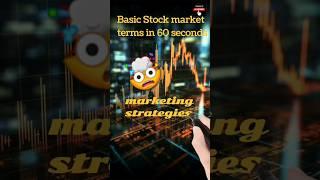 Basic terms of stock market for begginers |#finance #financetips #stockmarketing #financialeducation