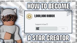 the EASIEST way to become a STAR CREATOR on ROBLOX | 2024 ROBLOX