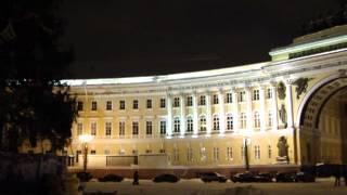 The Alexander Column, Winter Palace  S.P. Russia