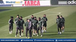 Real Madrid training before Ajax Champions League Match