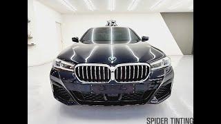 BMW 5시리즈 카본블랙 후퍼옵틱 프나세 썬팅 시공했습니다.