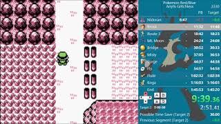 Pokemon Red Any% Glitchless Speedrun - 1:45:05 (Former World Record)