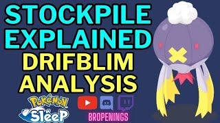 Stockpile Explained & Drifblim Analysis #pokemonsleep #drifblim #drifloon