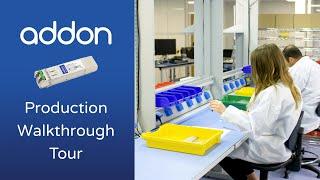 AddOn Networks: Fiber Optics Production Walkthrough Tour