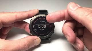 Garmin Fenix 7X: Create a countdown timer