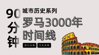 【羅馬是幾天建成的？】90分鐘按時間線講完羅馬城3000年歷史 ，一次了解羅馬所有必看建築和景點| 梵蒂岡 |  羅馬景點  | 羅馬旅遊攻略 | 羅馬编年史