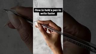 how to hold a pen for fast writing | pen holding technique | handwriting improve tips | for good