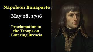 Napoleon Bonaparte - Italian campaign speeches