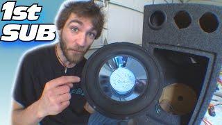 CHEAP Subwoofer Find w/ EXO's 1st Car Audio Sub...12 inch Jensen XS1212 Subwoofers & Q-Logic Box