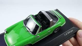 MINICHAMPS 1:43 PORSCHE 911 TARGA – 1972 – GREEN (410060161) Diecast Car Model