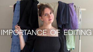 The importance of editing your wardrobe