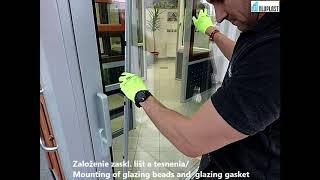 Zasklenie zdvižno-posuvného elementu (HS)/Glazing of lift-slide element