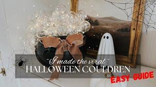 I Made The Halloween Viral Bubbling Cauldron - Budget Craft Decor