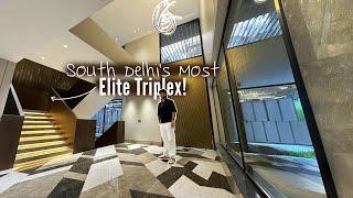 South Delhi’s Most Exclusive Triplex In GK-2 | 5 BHK | Pool, Gym & More