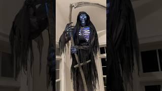 The 12 ft animated levitating reaper from Home Depot is awesome! #shorts
