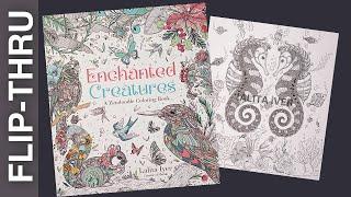 Enchanted Creatures by Lalita Iyer (New Release) | Flip-Through | Adult Coloring