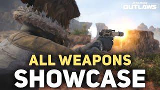 All 17 Weapons Showcase (Blaster & Heavy Weapons) - Star Wars Outlaws