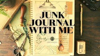 Junk Journal With Me | Ep 4 | 2021 goal setting in my catch all journal