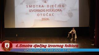 Smotra dječjeg izvornog folklora Otočac 2024