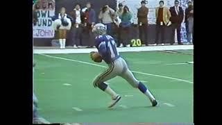 Dave Krieg Career Rushing Touchdown 8 1986 vs Dallas