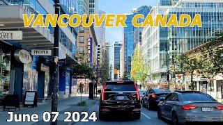 VANCOUVER CANADA on June 07 2024 | City Driving Tour