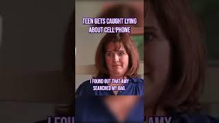 Teen gets caught lying about cell phone #worldsstrictestparents #teens #shorts