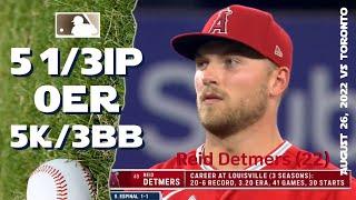 Reid Detmers | Aug 26, 2022 | MLB highlights