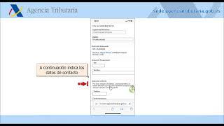 Presentación de documentación (aplicación móvil de la Agencia Tributaria - iOS)