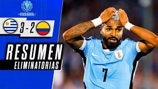 URUGUAY vs COLOMBIA 3-2 | Goles y Resumen del Partido | Eliminatorias Sudamericanas