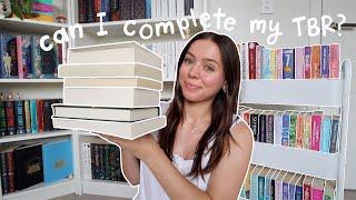 can I finish my monthly TBR in a week??  *reading vlog*