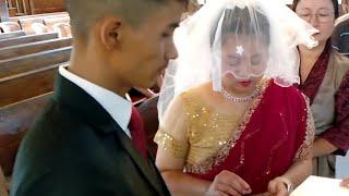 short video || Lawrance weds Tanu || St Teresa church Kalimpong||