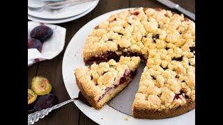 Plum Cake with Streusel