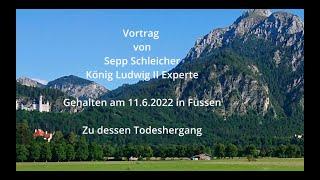 Sepp Schleicher, König Ludwig II Experte mit den neuesten Entdeckungen zu dessen Todeshergang.