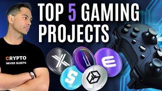 TOP 5 Gaming Crypto Altcoins 2024: IMX | ILV | GALA | SAND | ENJ – Best Blockchain Gaming Projects!