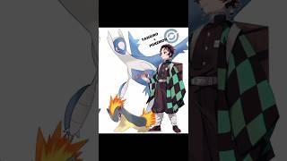 Demonslayer x Pokemon 🫶, which one is your fav ?? #ytshorts