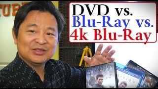 DVD vs. Blu-Ray vs. 4K Blu-Ray Discs.  Are there any differences?  Is it worth it?