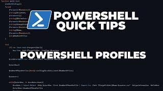 PowerShell Quick Tips : PowerShell Profiles