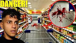 IF YOU SEE BLOOD IN A GROCERY STORE, CALL FOR HELP! (you’re in DANGER)