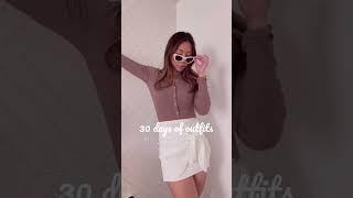 Day 8: White Mini Skirt + Bodysuit from Revolve