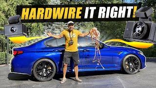 How To HARDWIRE a Dash Cam in a BMW! (F90, G80, G20, M3, M4, M5, M6, DIY)