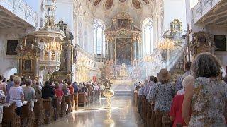 Renovierung in St. Peter in Dillingen - letzte Sonntagsmesse vor der Schließlung