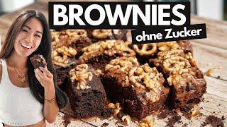 PROTEIN BROWNIES mit Kidneybohnen OHNE ZUCKER | Beste Fitnessrezept