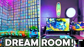 I Built My DREAM Gaming/Pokemon room ($500,000 Collection)