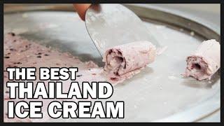 ÎNGHEȚATĂ THAILANDEZĂ! Ice Cream Rolls - Am încercat cea mai bună înghețată din Thailanda