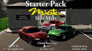 (GONE WRONG) STARTER PACK MIATA SLOT CAR MEET!!!